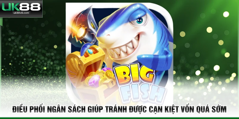 Điều phối ngân sách giúp tránh được cạn kiệt vốn quá sớm 