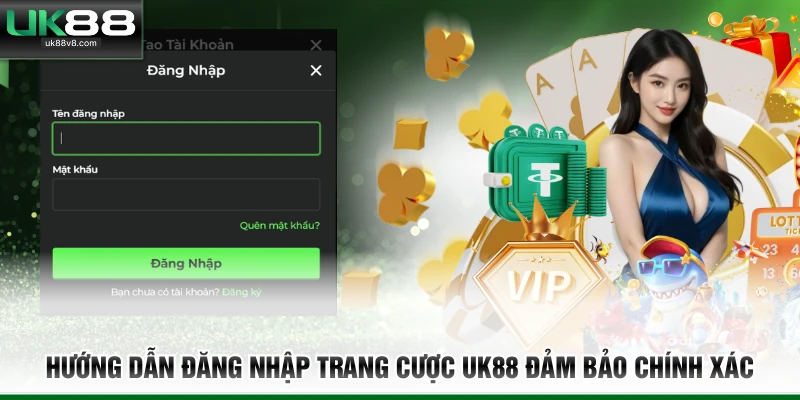 Hướng dẫn đăng nhập trang cược UK88 đảm bảo chính xác