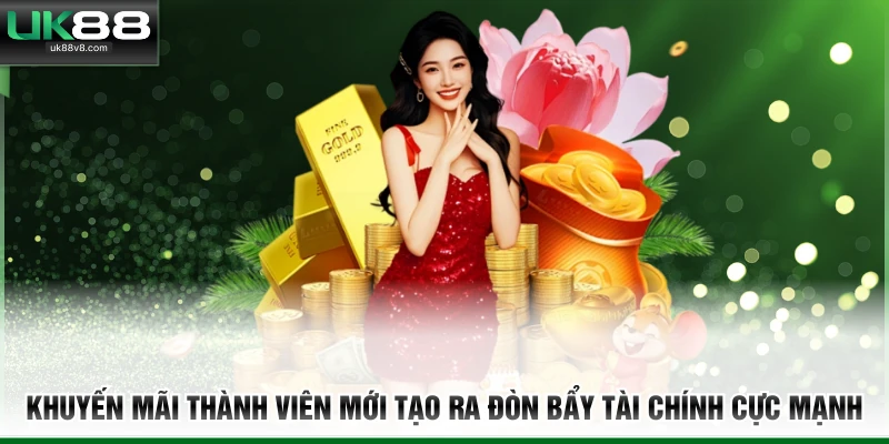 Khuyến mãi thành viên mới tạo ra đòn bẩy tài chính cực mạnh 